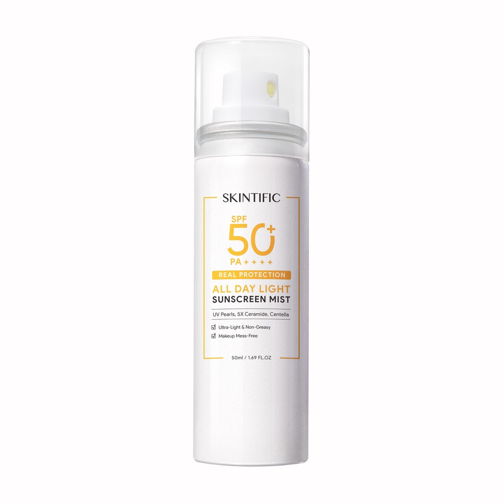 All Day Light Sunscreen Mist SPF50+ for Ultimate Protection