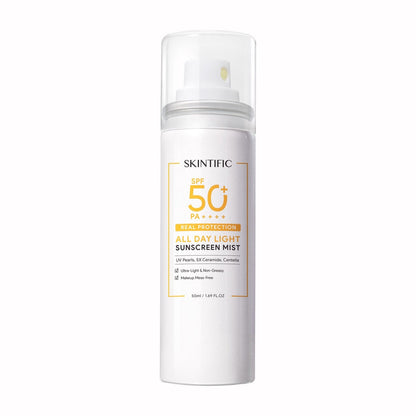 All Day Light Sunscreen Mist SPF50+ for Ultimate Protection
