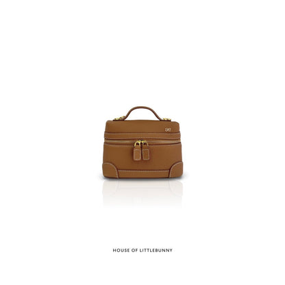 Micro Kate PU Gold Handbag