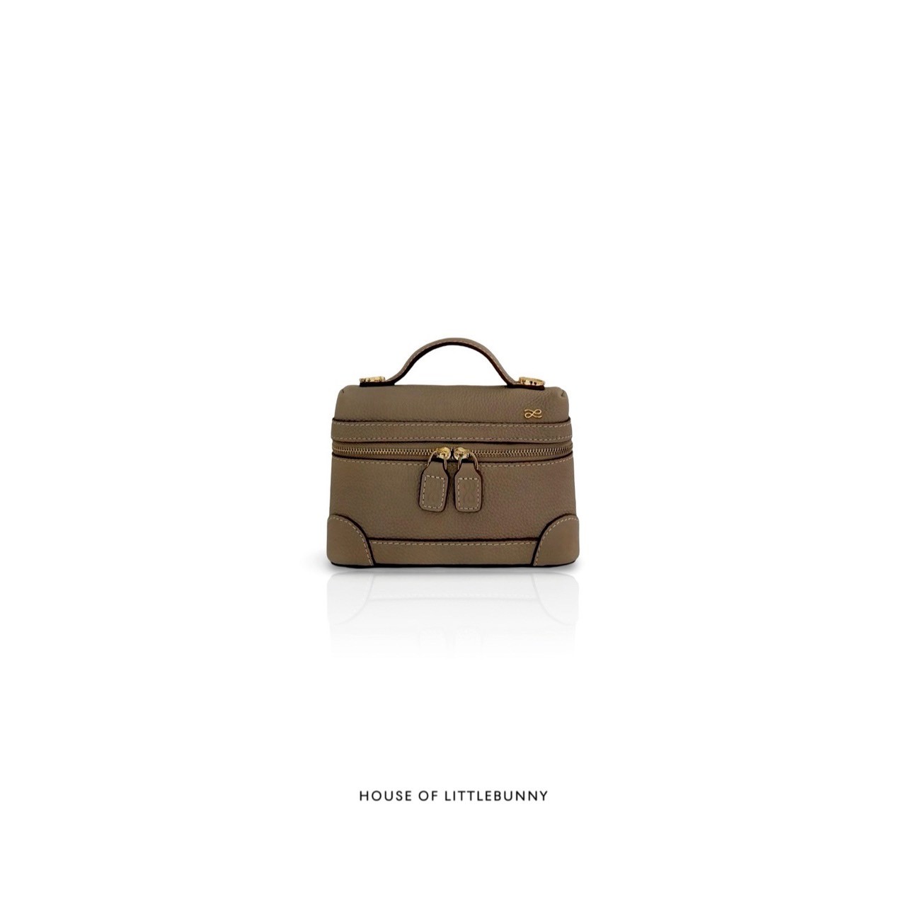 Micro Kate PU Tan Taupe Handbag